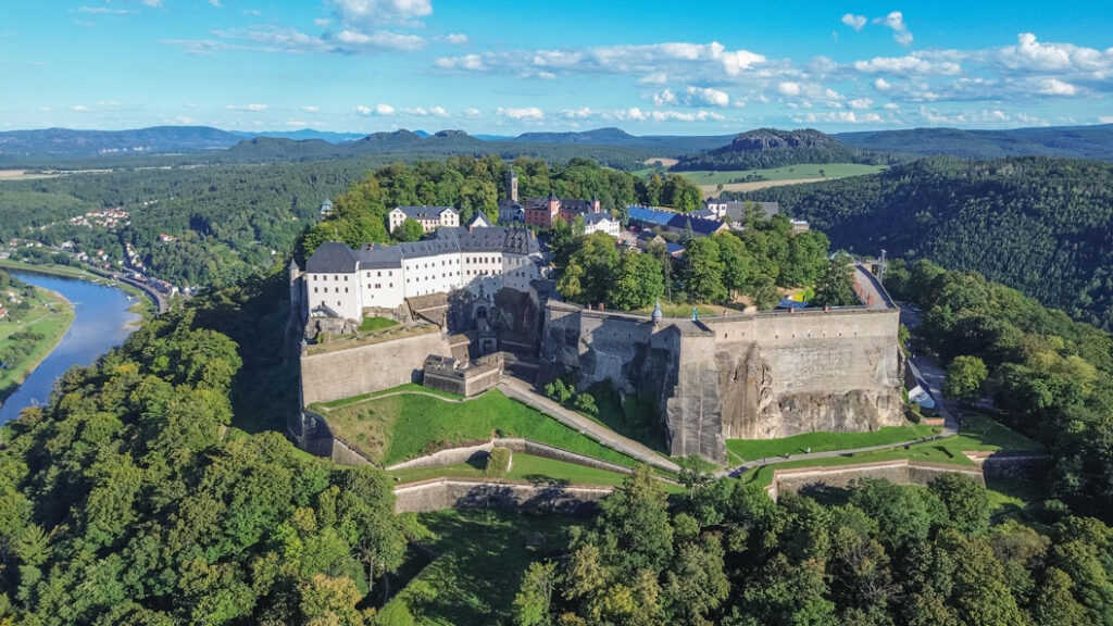 Luftaufnahme Festung Königstein